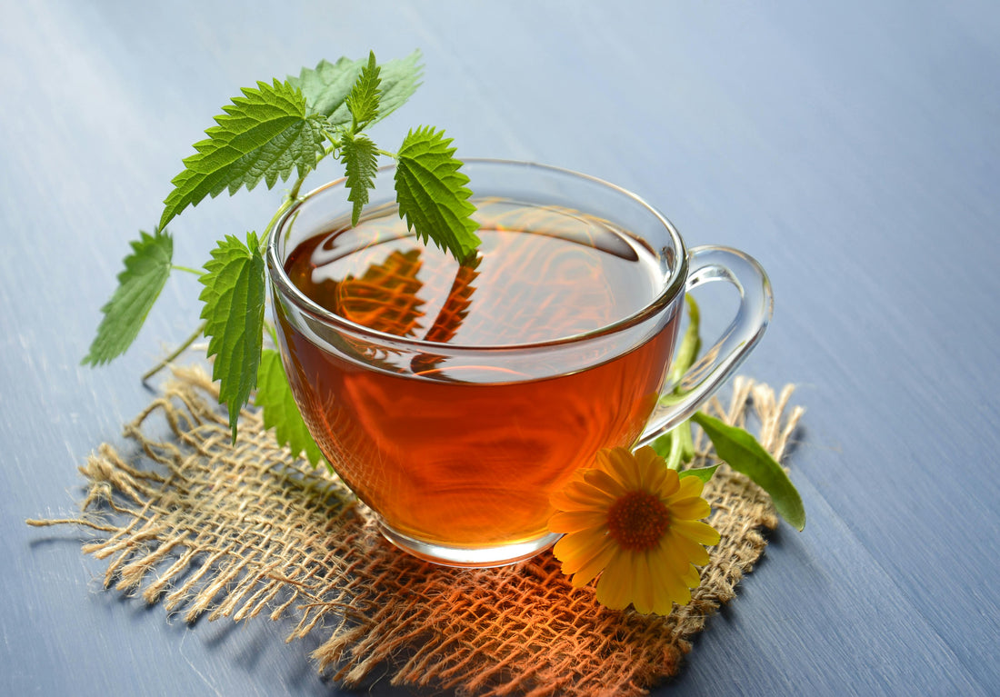 Clear Glass Cup With Tea